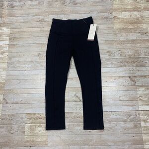 CALIA Size XS Essential High Rise Capri Legging Crop Black Athletic NWT WAX12151